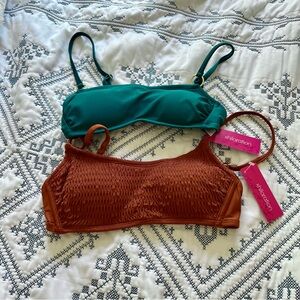 Bundle of 2 NEW Teen Girl Bikini Tops